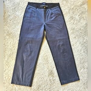 Noah NYC Two Tone Blue and Navy Chino Pants 34 Waist